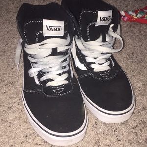 Black high top vans